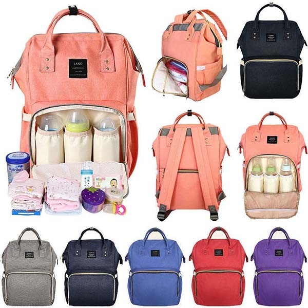 Mommy Backpack - Water Resistant Baby Accessories Bag