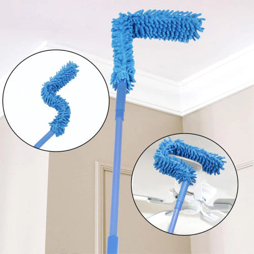 Flexible Microfiber Duster with Long Rod