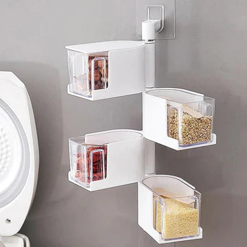 NEW SEASONING SPICE SET WALL MOUNTED