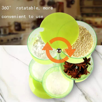 5 LAYER ROTATABLE SEASONING BOX