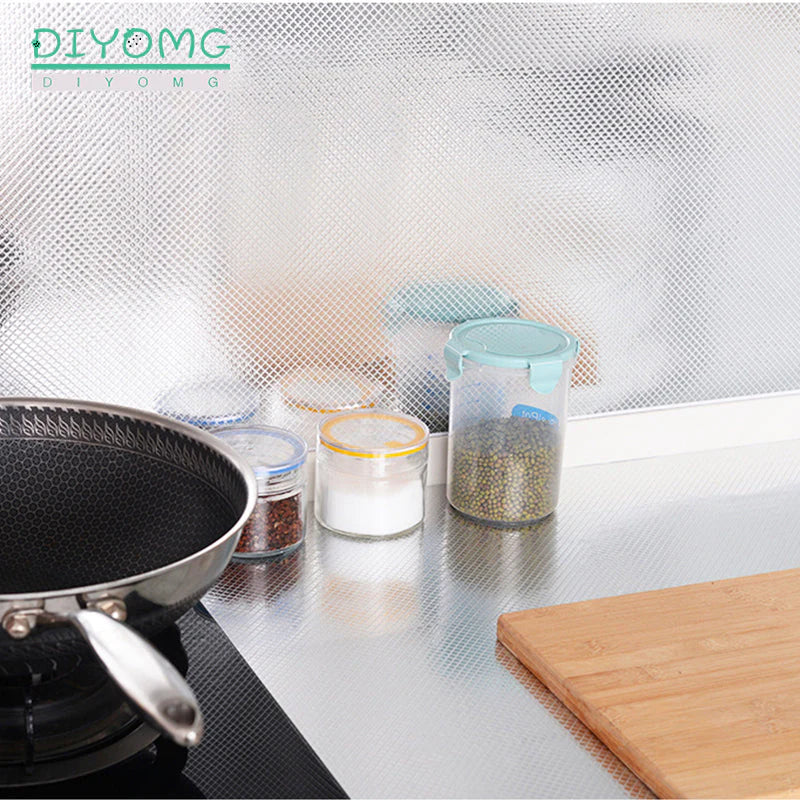 Self Adhesive Aluminum Foil Sheet for Kitchen (60x200cm)